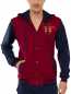 Preview: Sweatjacke mit Kapuze bordeaux 147776 Preview: Sweatjacke mit Kapuze bordeaux 147776