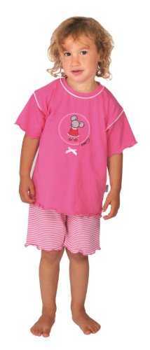 Shorty/Jersey-Schlafanzug kurz "Maus pink"