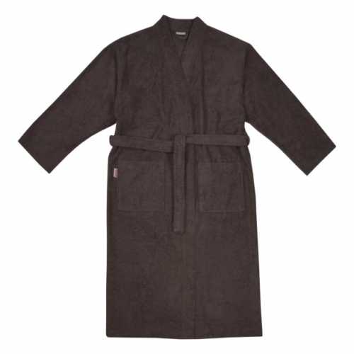 Bademantel/ Kimono coffee S-L