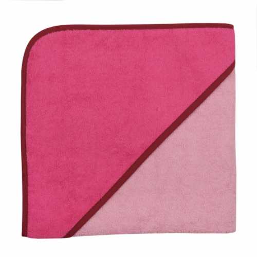 Kapuzen-Badetuch | Rosa-Pink 100x100 | Wörner Südfrottier