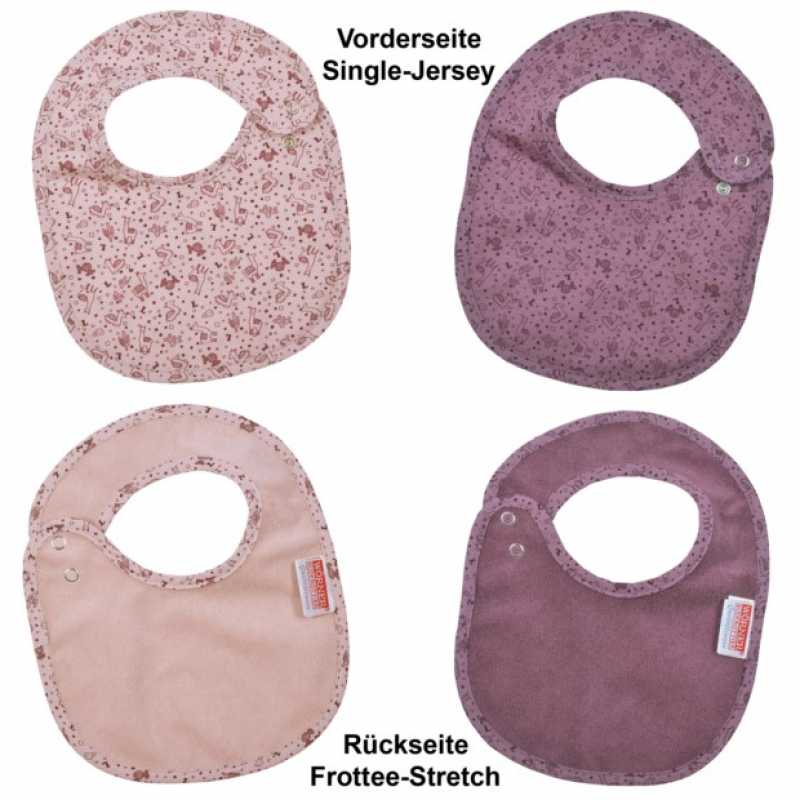 Druckknopflatz "Lamas" Rosa - 2er Set Kollektion 20/21