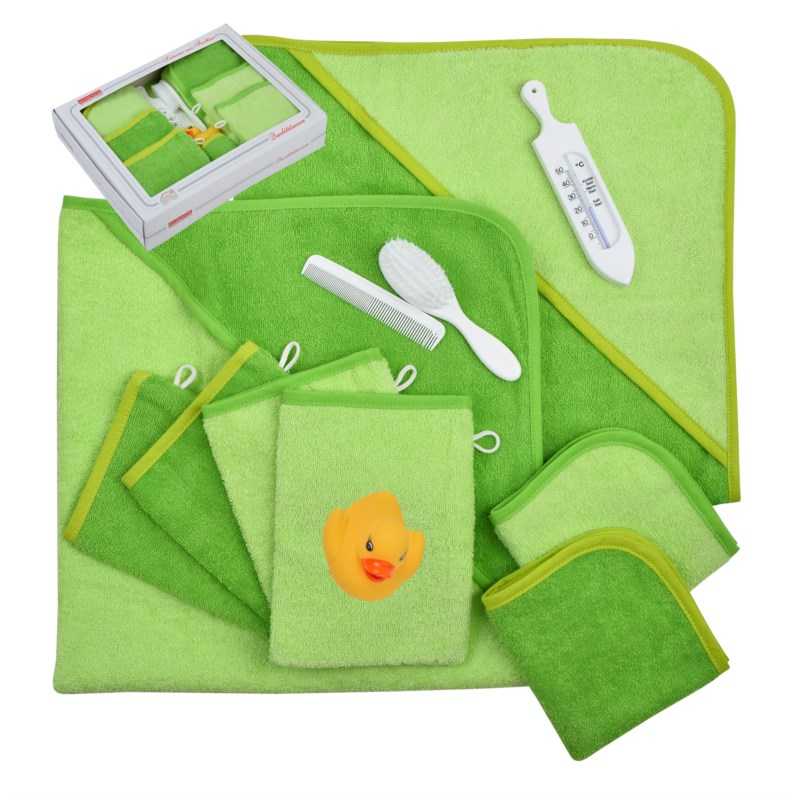 12-TEILIEGES BADESET GRÜN GESCHENKEKARTON 12-TEILIEGES BADESET GRÜN GESCHENKEKARTON