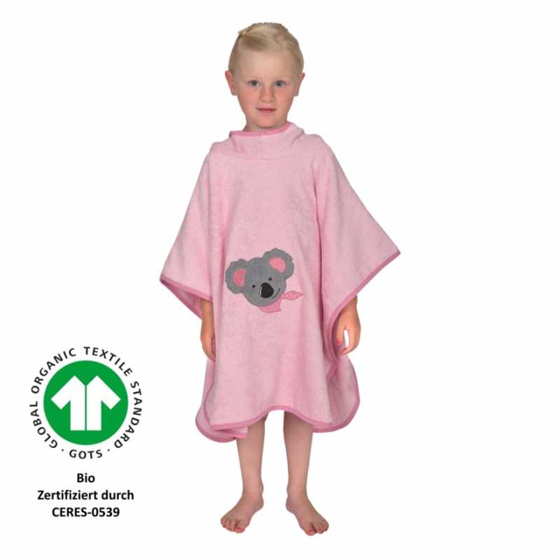 BIO KOALA MÄDCHEN PERLE BADE-PONCHO BIO KOALA MÄDCHEN PERLE BADE-PONCHO