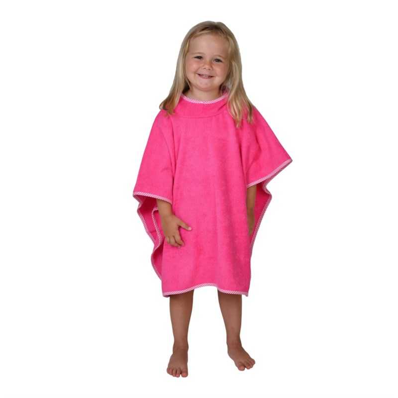 UNI PINK BADE-PONCHO