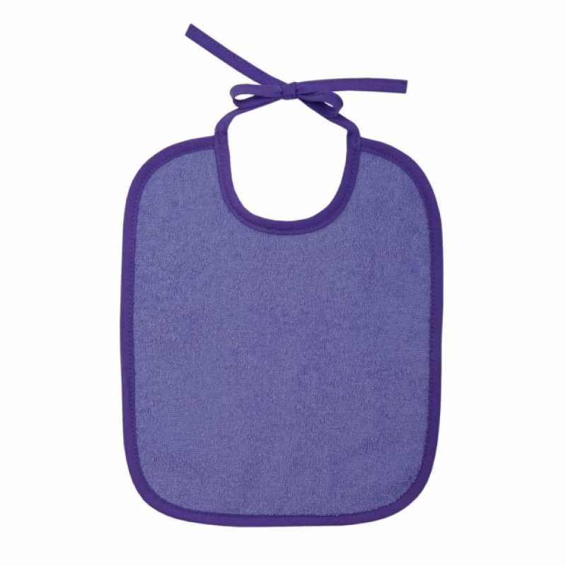 Bindelätzchen "Uni violett" 25 x 30 cm