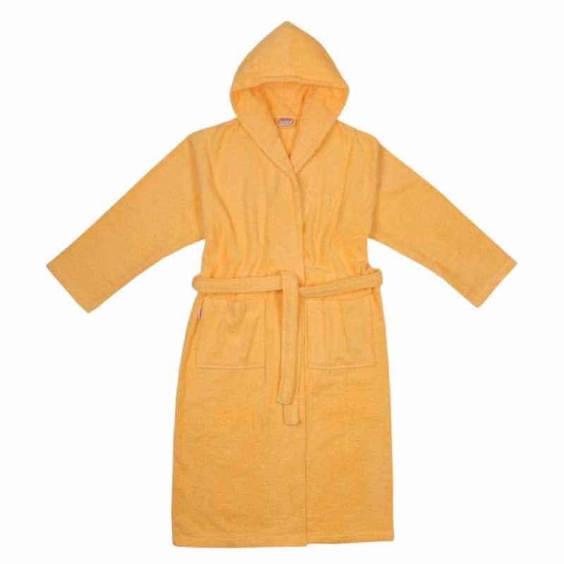 Bademantel Kapuze apricot XS-XL Bademantel Kapuze apricot XS-XL