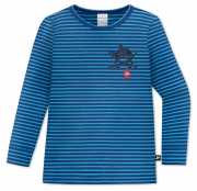 Schiesser Langarmshirt blau "Capt'n Sharky"